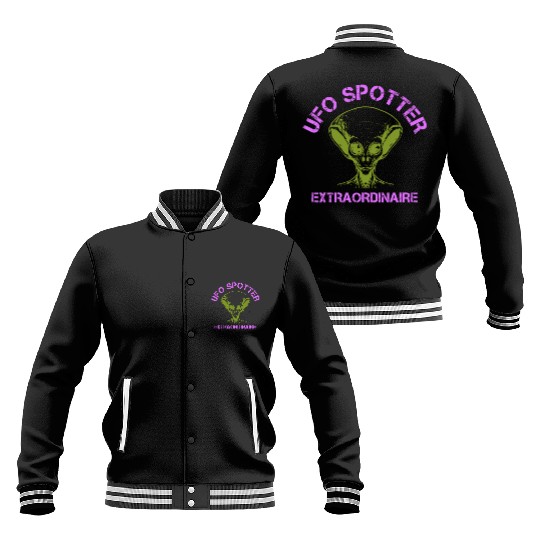 Alien, Aliens, UFO, UAP, Space Unknown Flight Baseball Jackets