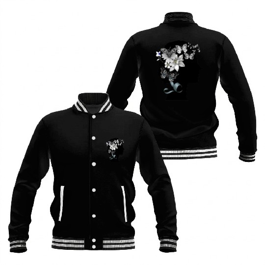 Woman's head Baseball Jackets