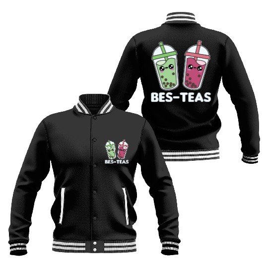 Best-Teas - Bubble Tea Kawaii Boba Tea Love Baseball Jackets