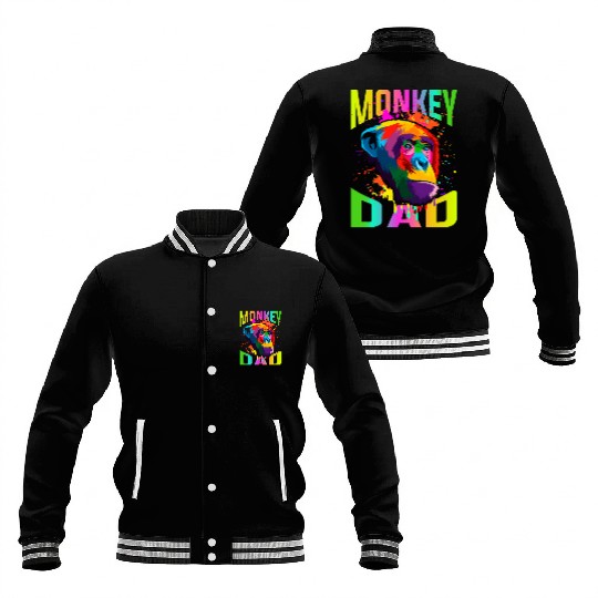 Monkey Dad Baseball Jackets