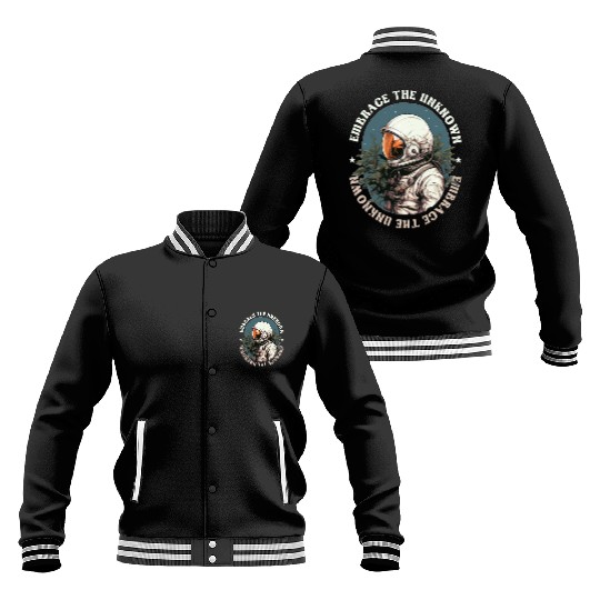 Embrace The Unknown Confidence Growth Mindset Astr Baseball Jackets