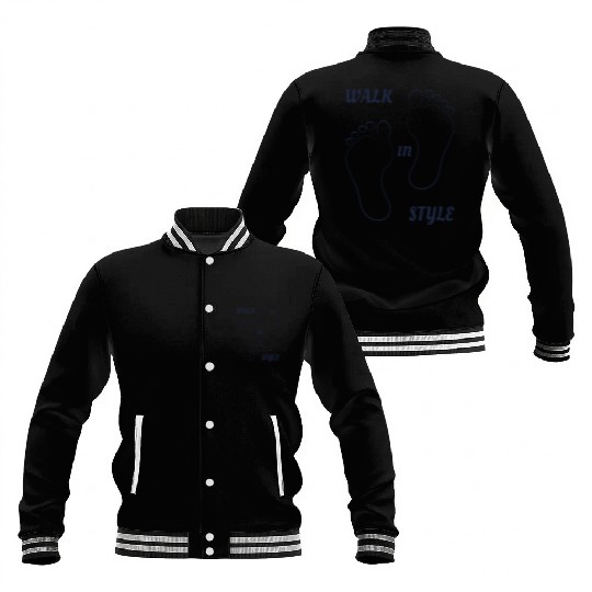 Walk in style - Navy Blue Baseball Jackets