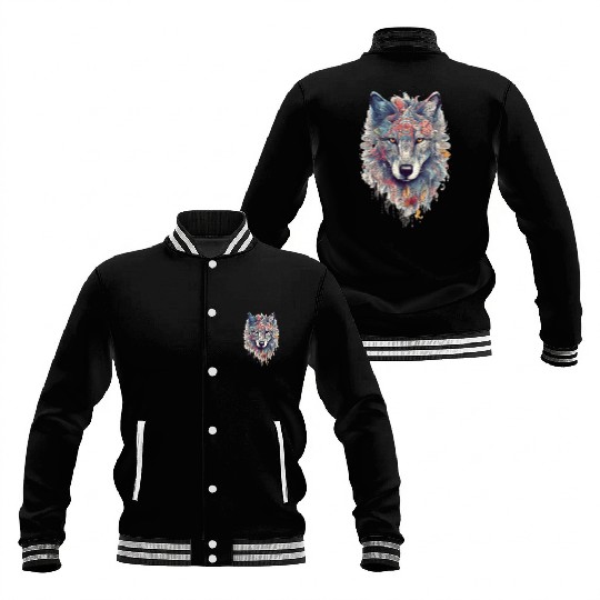Wolf Spirit Baseball Jackets