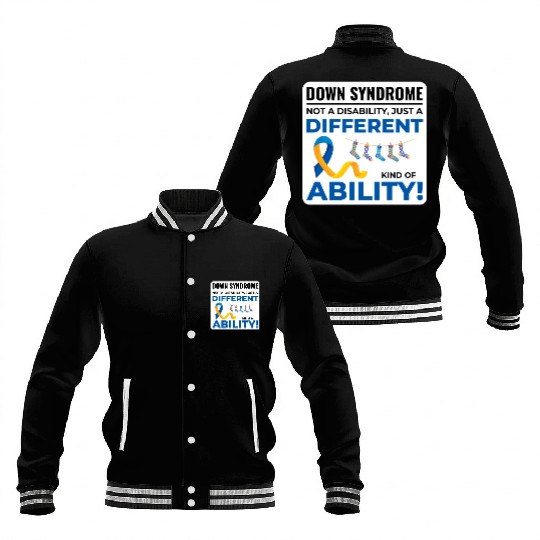 Down Syndrome Awareness Different Ability Baseball Jackets