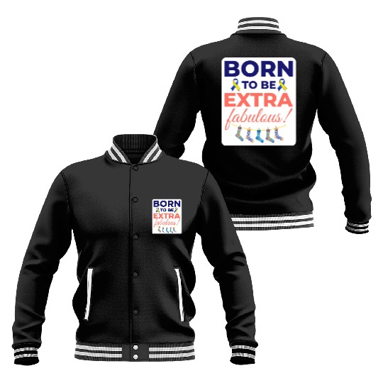Down Syndrome Awareness Extra Fabulous Baseball Jackets
