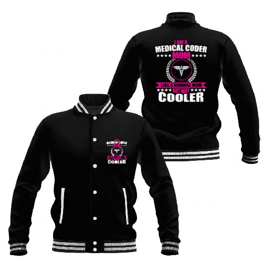 Medical Coder Mom Baseball Jackets