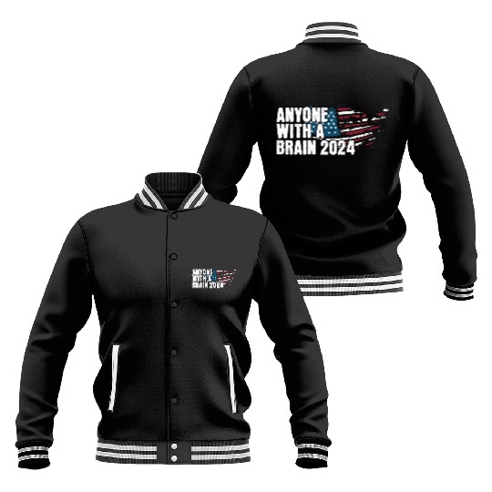 2024 Brain Vote Democracy Anti-Trump Baseball Jackets