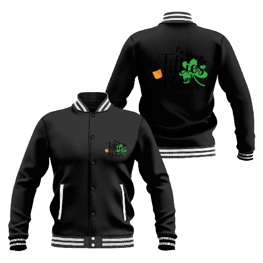 St. Patrick's Day Beer and Shamrock Design Baseball Jackets