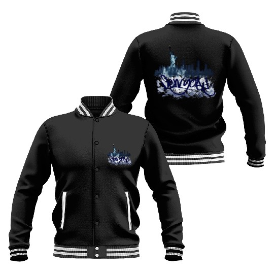 New York City NYC Big Apple Gift Souvenir Baseball Jackets
