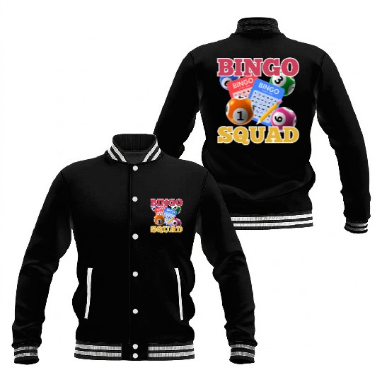 Lucky bingo Baseball Jackets