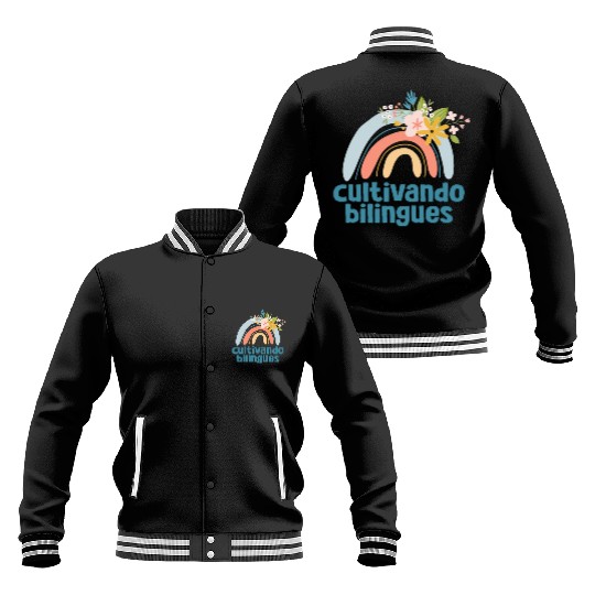 Cultivando Bilingües Spanish Teacher Baseball Jackets