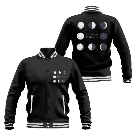 Cool Full Moon - Solar Eclipse, Moon Phases Total Baseball Jackets