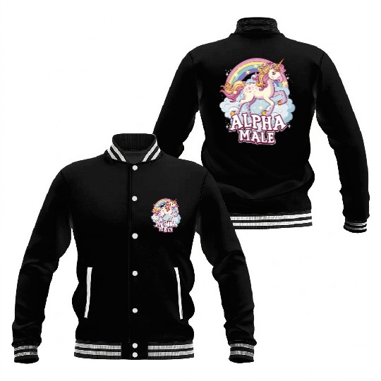 Alpha Male Unicorn Baseball Jackets