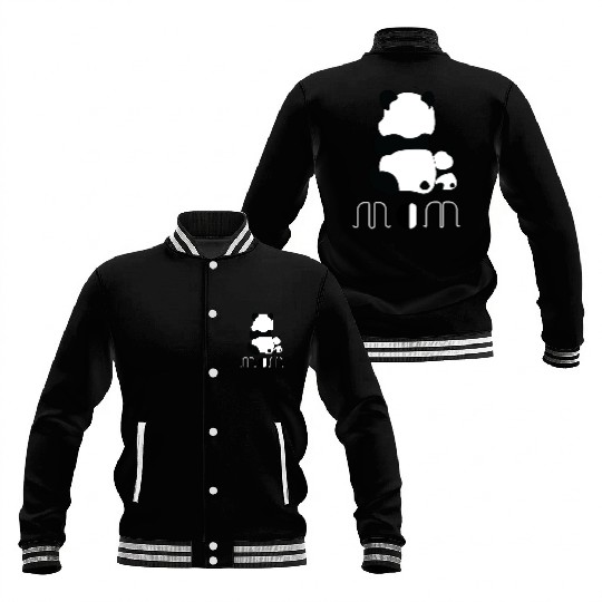 Adorable Panda Cubs Baseball Jackets