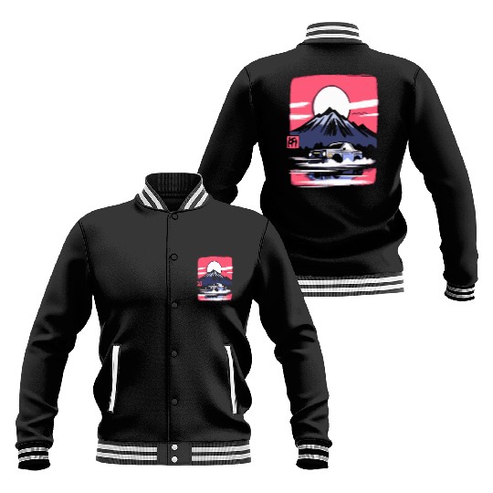 Japan Red Sun Mountain Racer Baseball Jackets