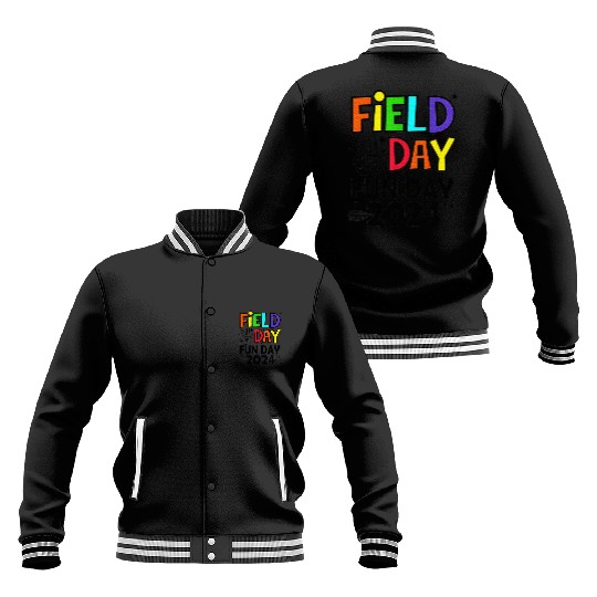 Field Day Fun Day For Teacher Field Day Baseball Jackets