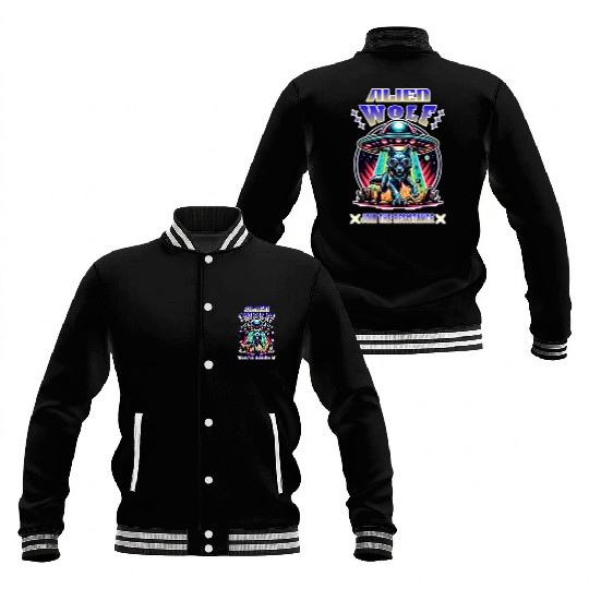 Alien Wolf, join the resistance Baseball Jackets