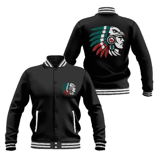 Aztec Warrior Indigenous Mexican Aztec Jaguar Baseball Jackets