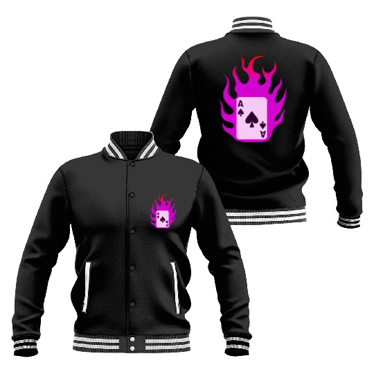 Flaming Card - X-men Baseball Jackets