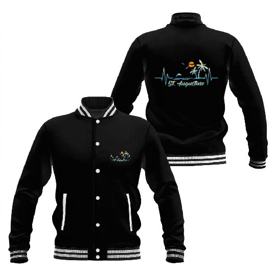 Augustine Florida Souvenir Spring Break Baseball Jackets