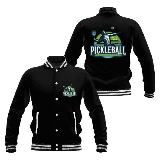 Pickleball Basic Baseball Jackets