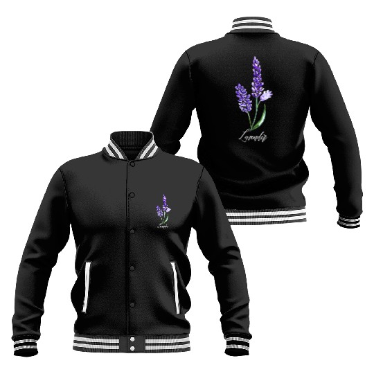Lavender Flowers, Keen Gardner, Flower lover Baseball Jackets