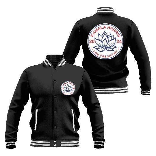 Kamala Harris For President Kamala Lotus Baseball Jackets