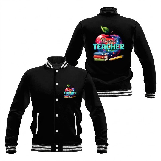 blessed teacher Baseball Jackets