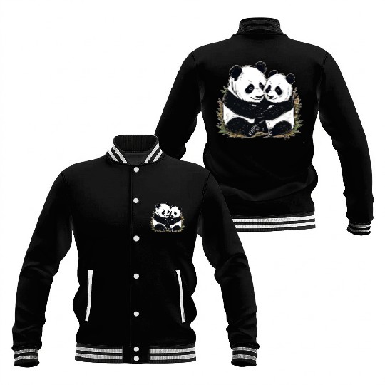 Panda Baseball Jackets