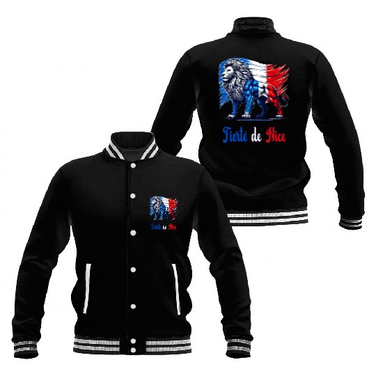 The pride of Nice flag design Baseball Jackets