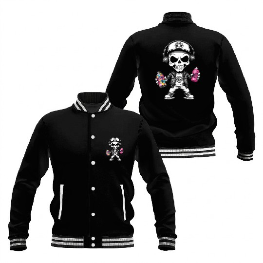 graffiti sprayer Baseball Jackets