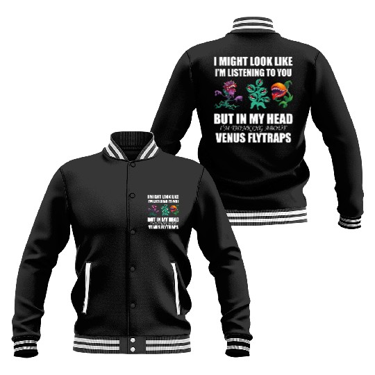 Venus flytrap lover's life! Baseball Jackets