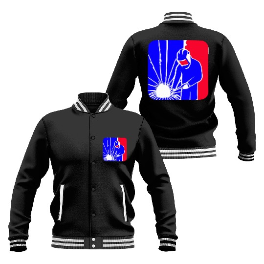 Major League Welder Sticker – Ideal Welding Gift Baseball Jackets