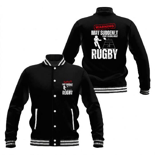 Rugby Player Warning May Suddenly Start Talking Baseball Jackets