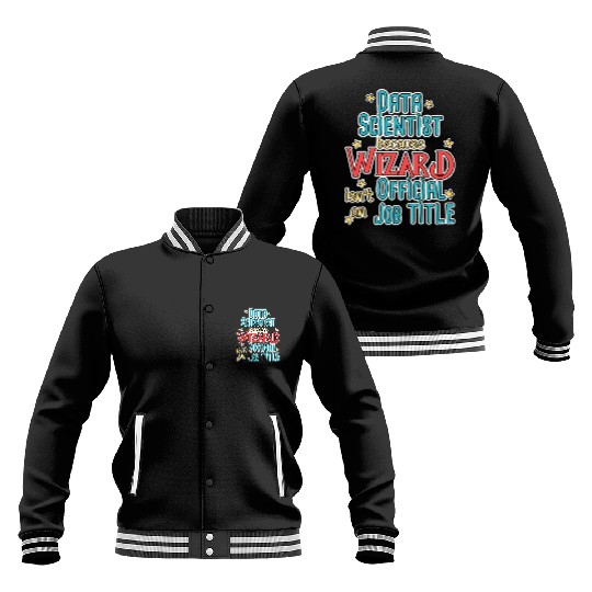 Data Scientist Wizard Data Science Baseball Jackets