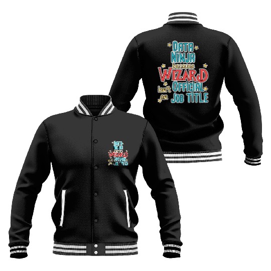 Data Ninja Wizard Data Science Baseball Jackets