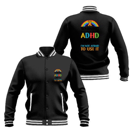 Autism Awareness Neurodivergent ADHD Baseball Jackets
