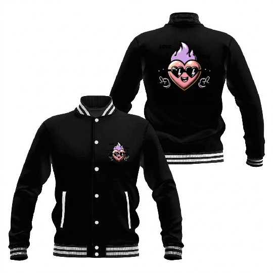 Valentines Day, Valentine Retro Baseball Jackets