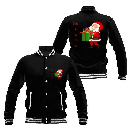Santa's Joyful Return Baseball Jackets