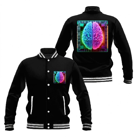 AI Brain CPU Baseball Jackets