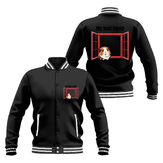 My Best Friend Guinea Pig Baseball Jackets