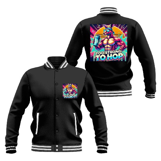 Retro Muscle Kangaroo Baseball Jackets