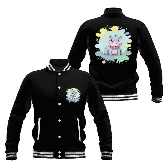 Bambino! - Baby Hippo Baseball Jackets