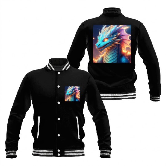 Celestial dragon Baseball Jackets