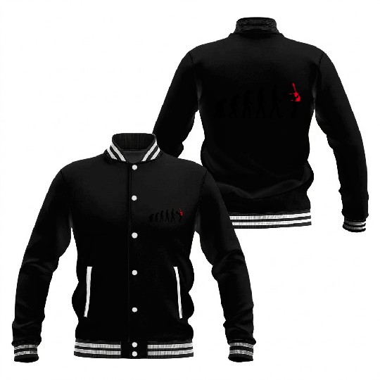 Rock Evolution Baseball Jackets