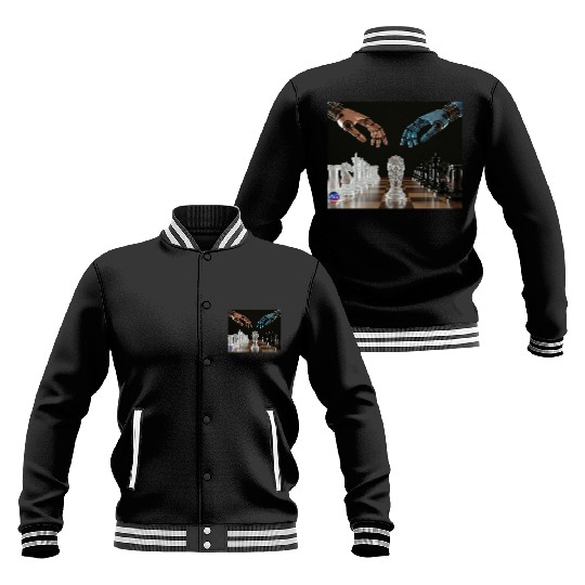 Crystal Robotic Chess Clash Baseball Jackets