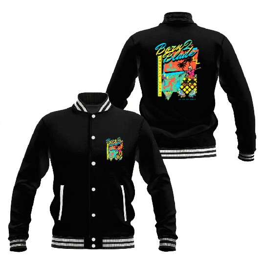 Born 2 Blade 90s Nostalgia Design Baseball Jackets
