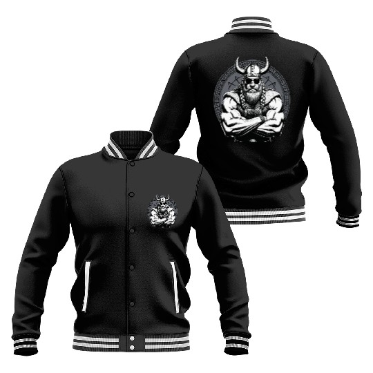 Viking Warrior Man Odin Thor Norman Walhalla Baseball Jackets