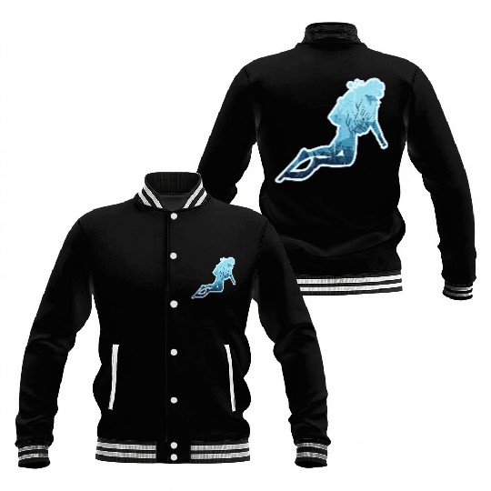 Scuba Diving Baseball Jackets