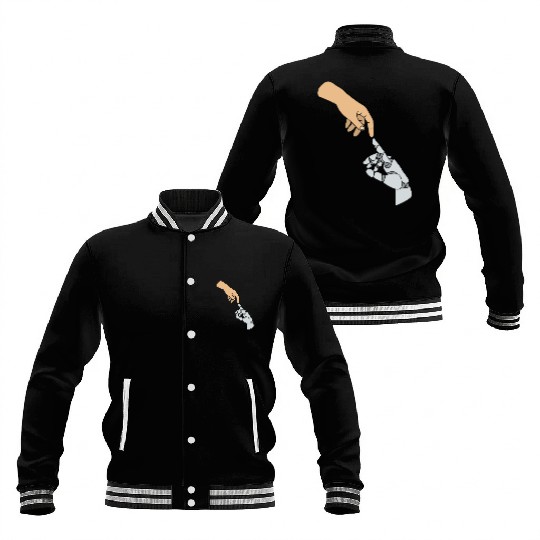 AI Artificial Intelligence Robot Hand Baseball Jackets